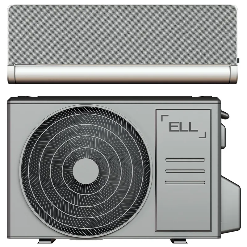 Ell Front Boost silver komplet varmepumpesæt