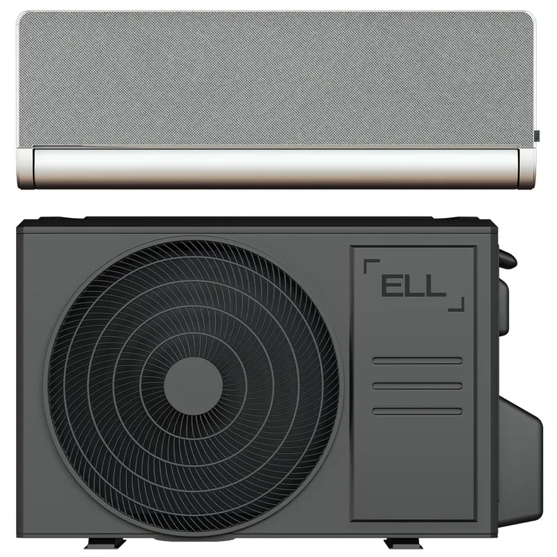 Ell Front silver komplet varmepumpesæt