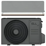 Ell Front silver komplet varmepumpesæt